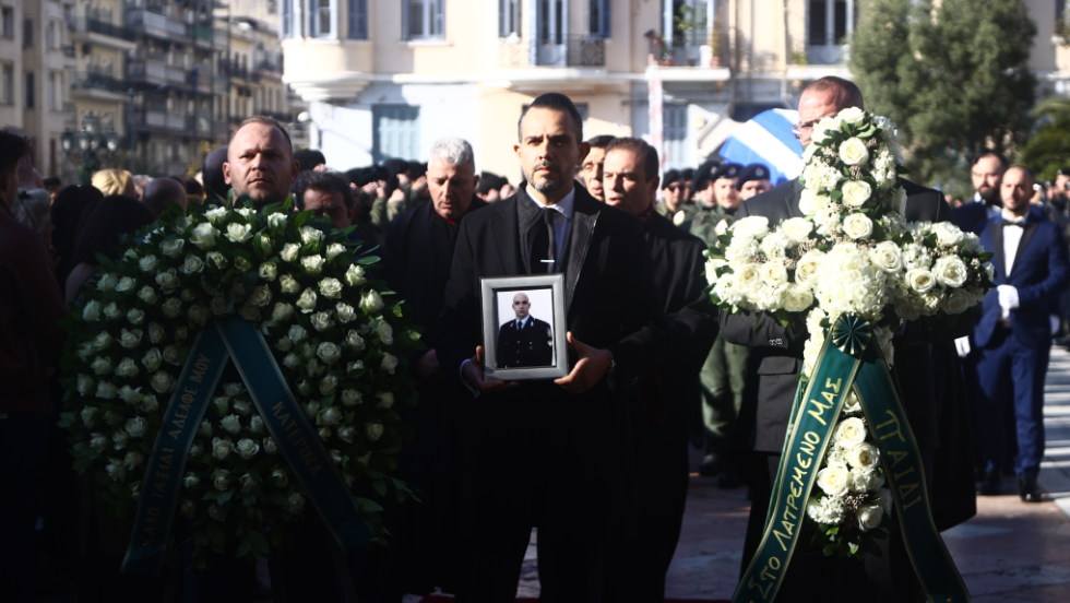 Κηδεία αστυνομικού Γιώργου Λυγγερίδη